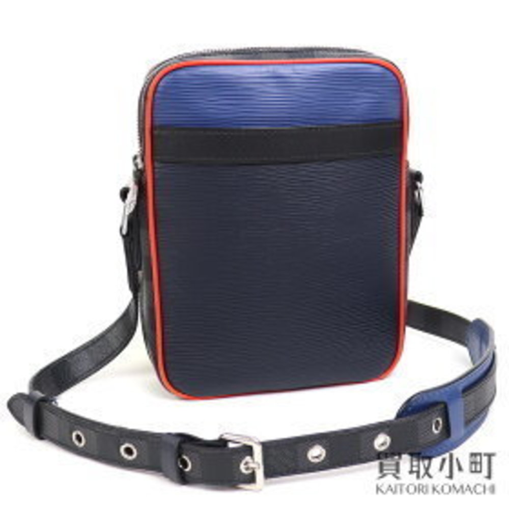 Louis Vuitton Danube PM Epi Graphite Black Messenger Bag Multicolor LV